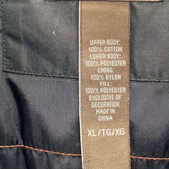 Timberland Vest Jacket Men’s XL Brown/Navy - Picture 9 of 10